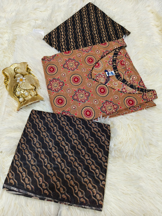 Beige pure cotton salwar