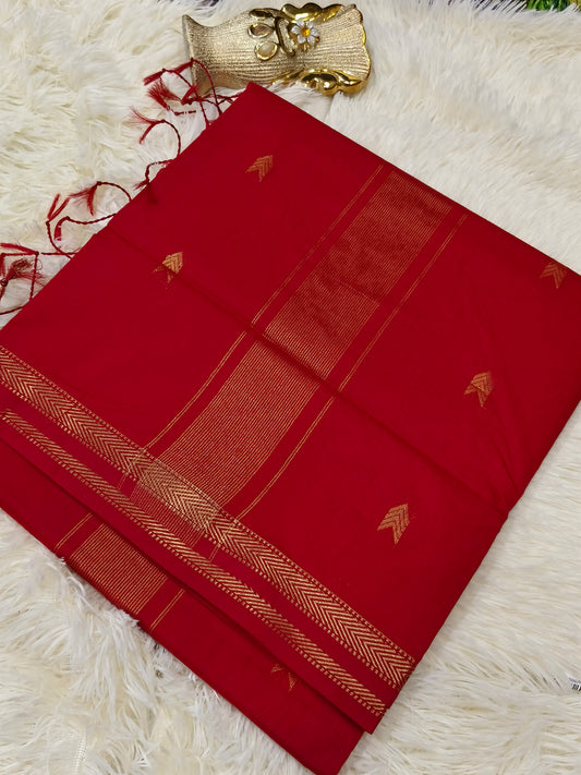 Red Maheshwari Cotton