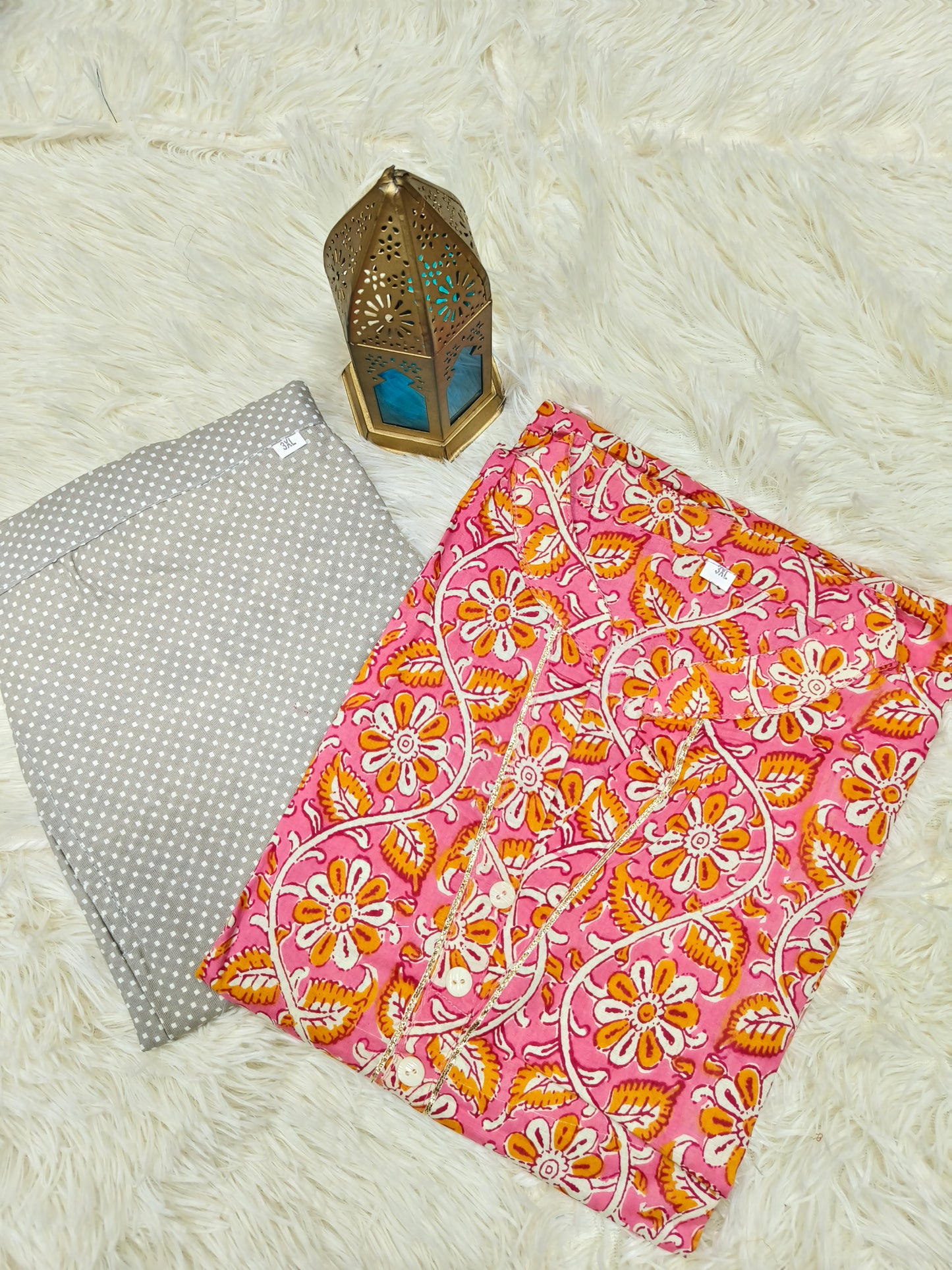 Pink cord sets ShortTop & Bottom (XXL)
