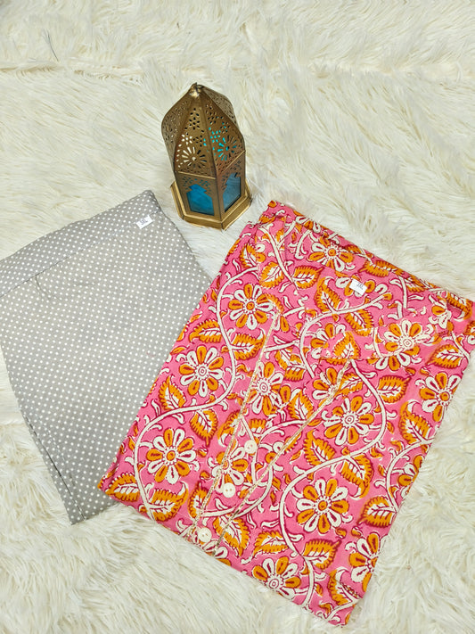 Pink cord sets ShortTop & Bottom (XXL)