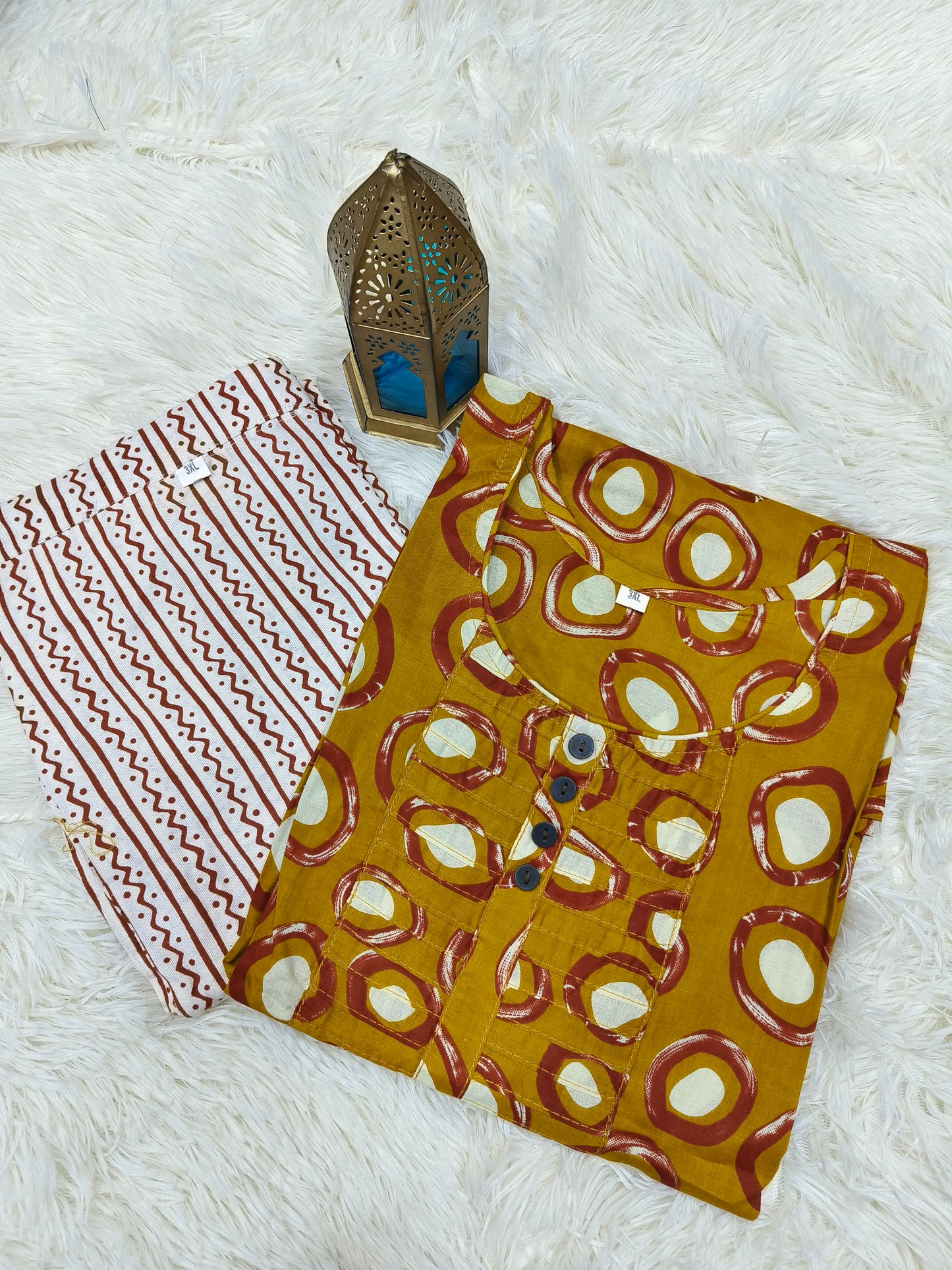 Mustard Yellow cord sets ShortTop & Bottom (XXL)