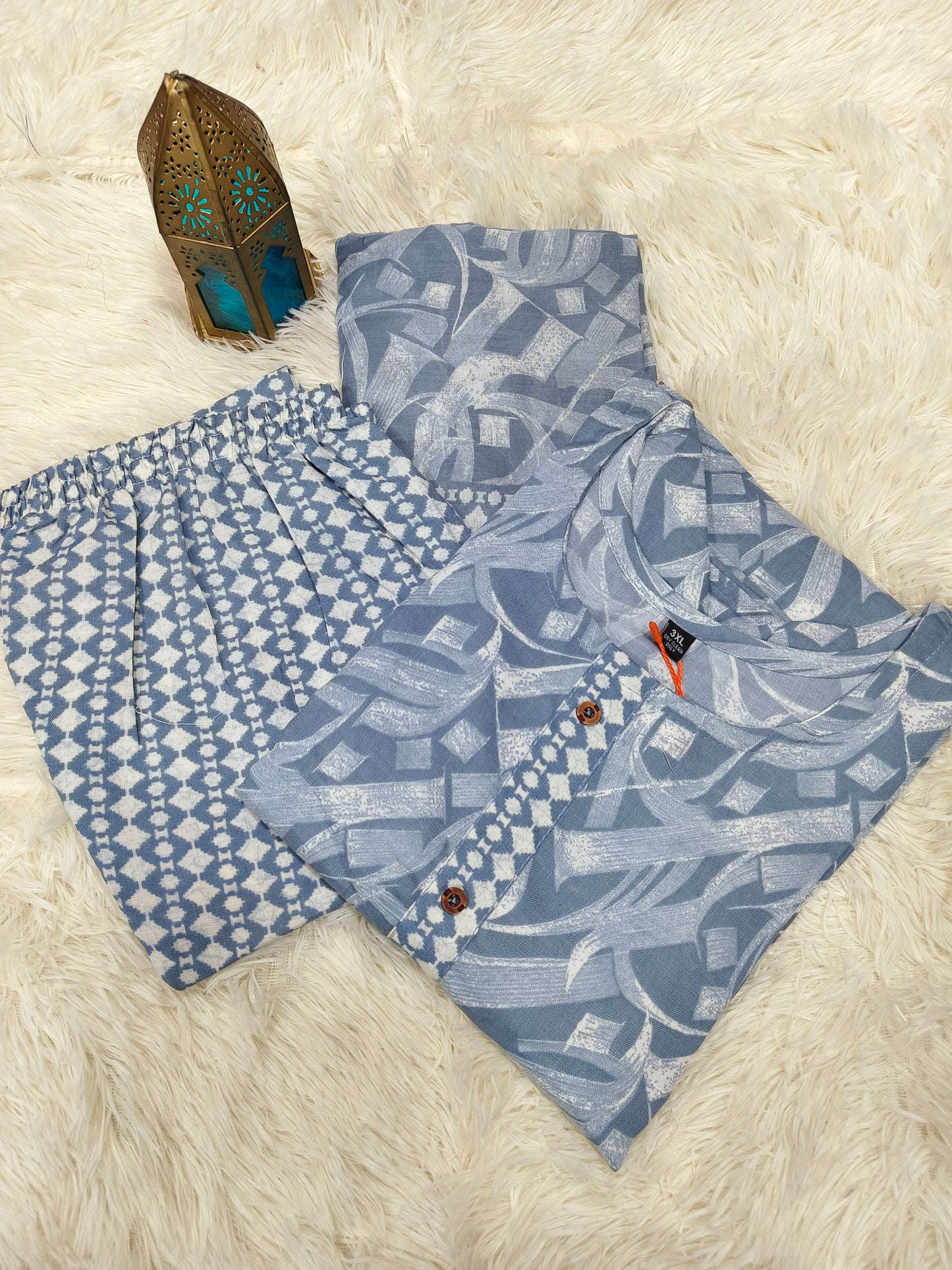 Grey Cotton sets with duppata