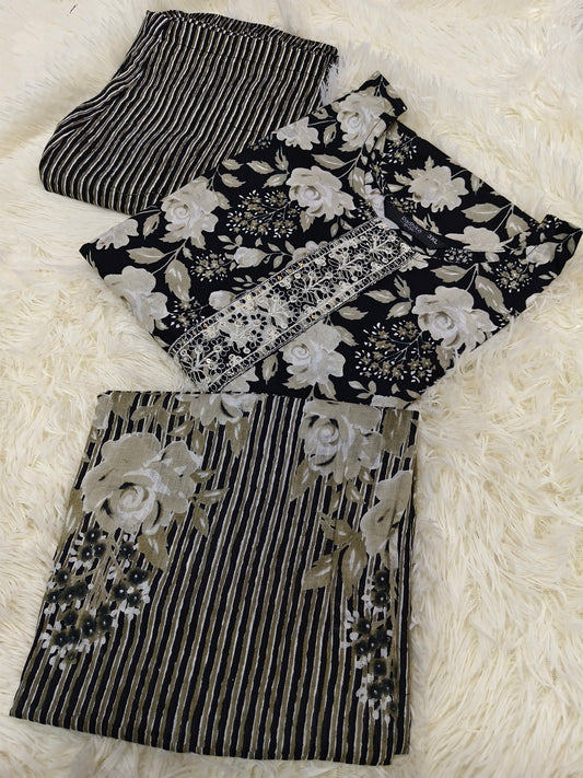 Black pure cotton salwar