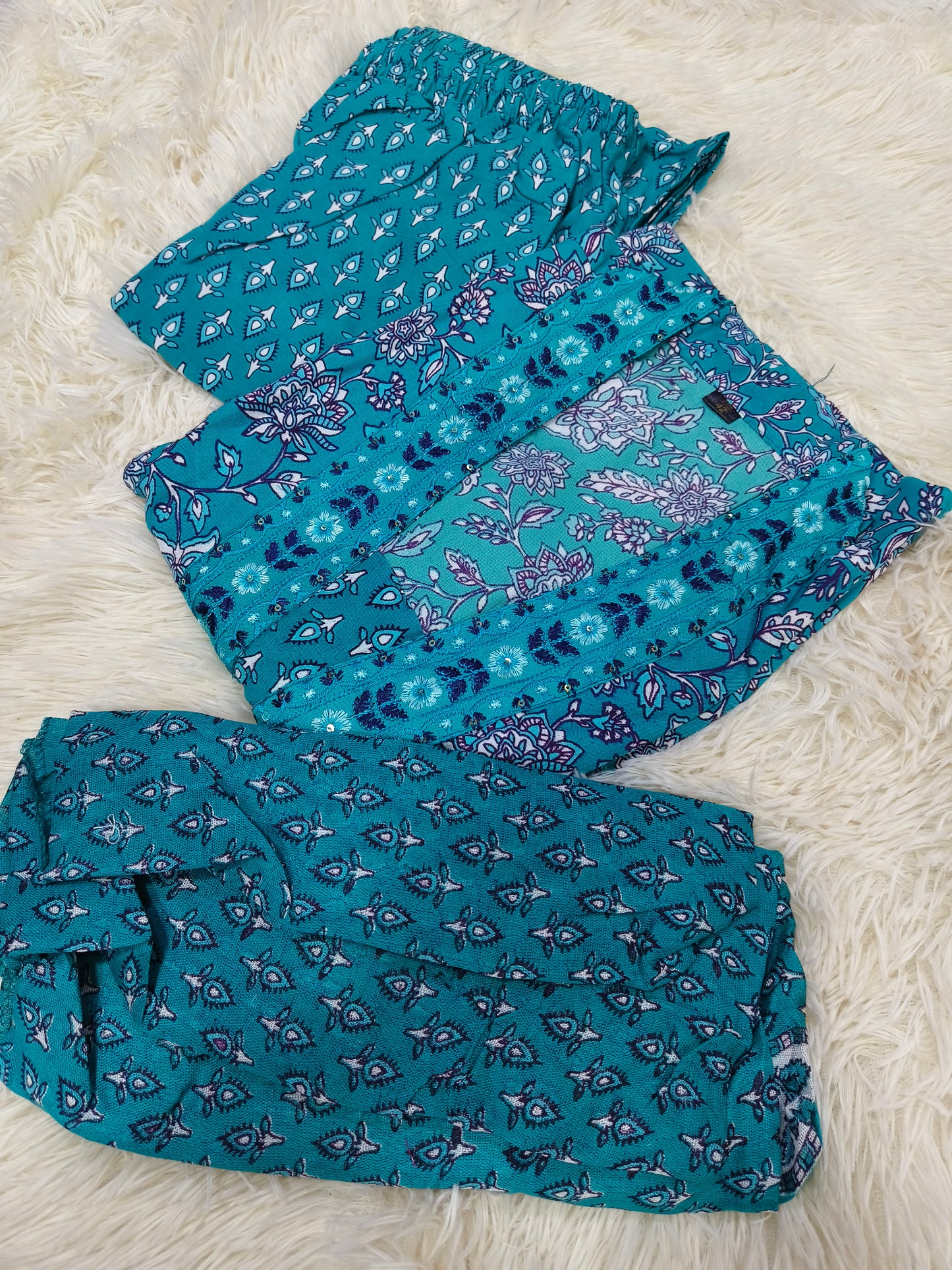 Blue cotton wear suit