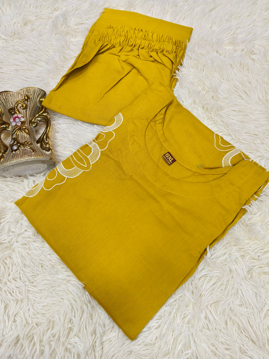 Yellow Cotton Cord sets