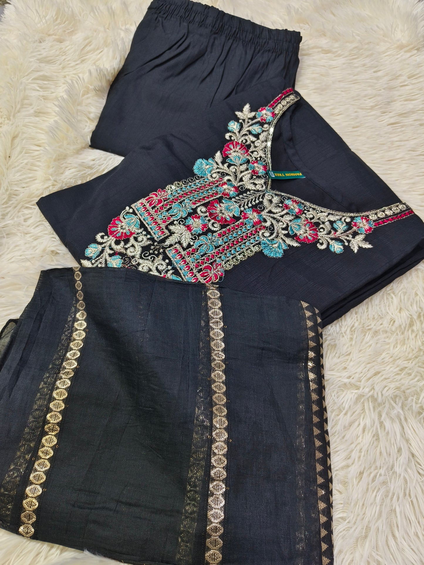 Black designer wear suit