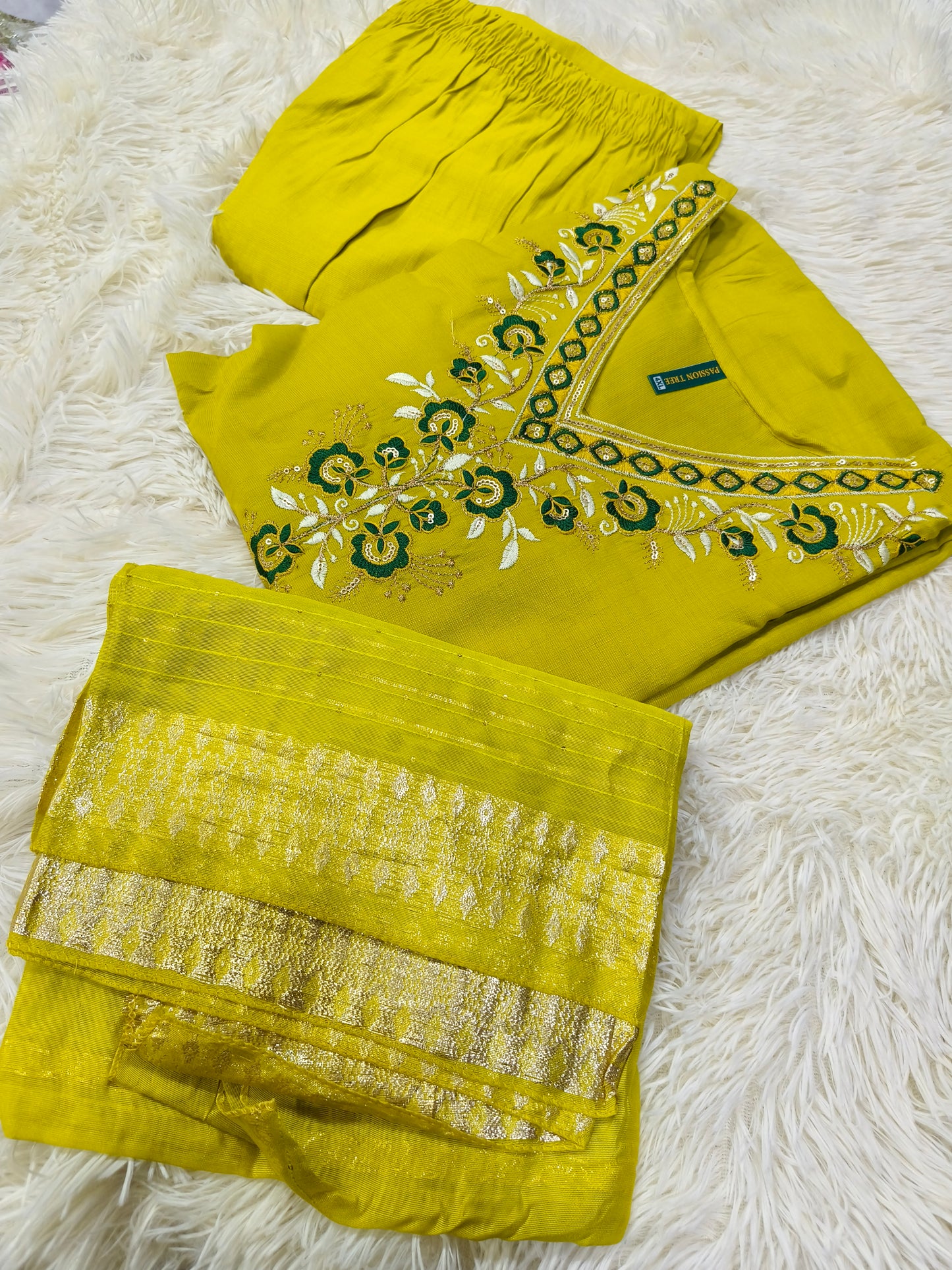 Yellow  designer wear suit