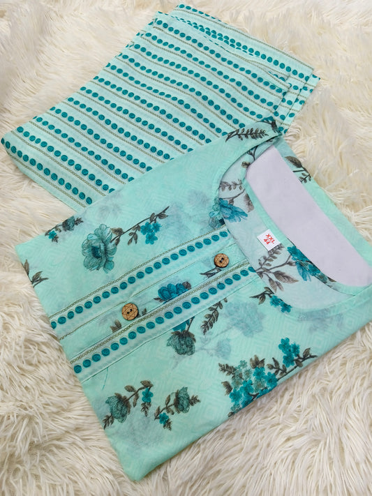 Blue dress Top & Bottom (XL)