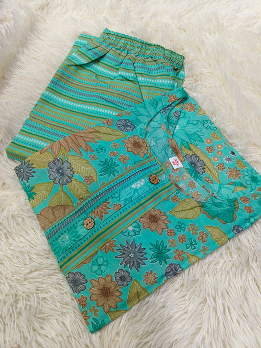 Blue dress Top & Bottom (L)