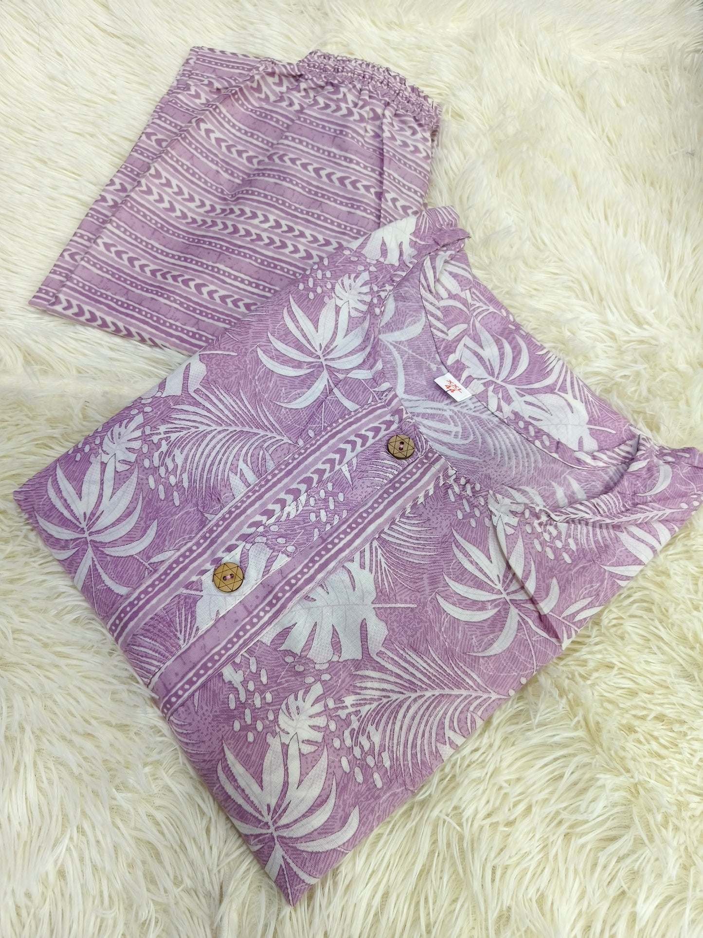 Light lavendra dress Top & Bottom (L)