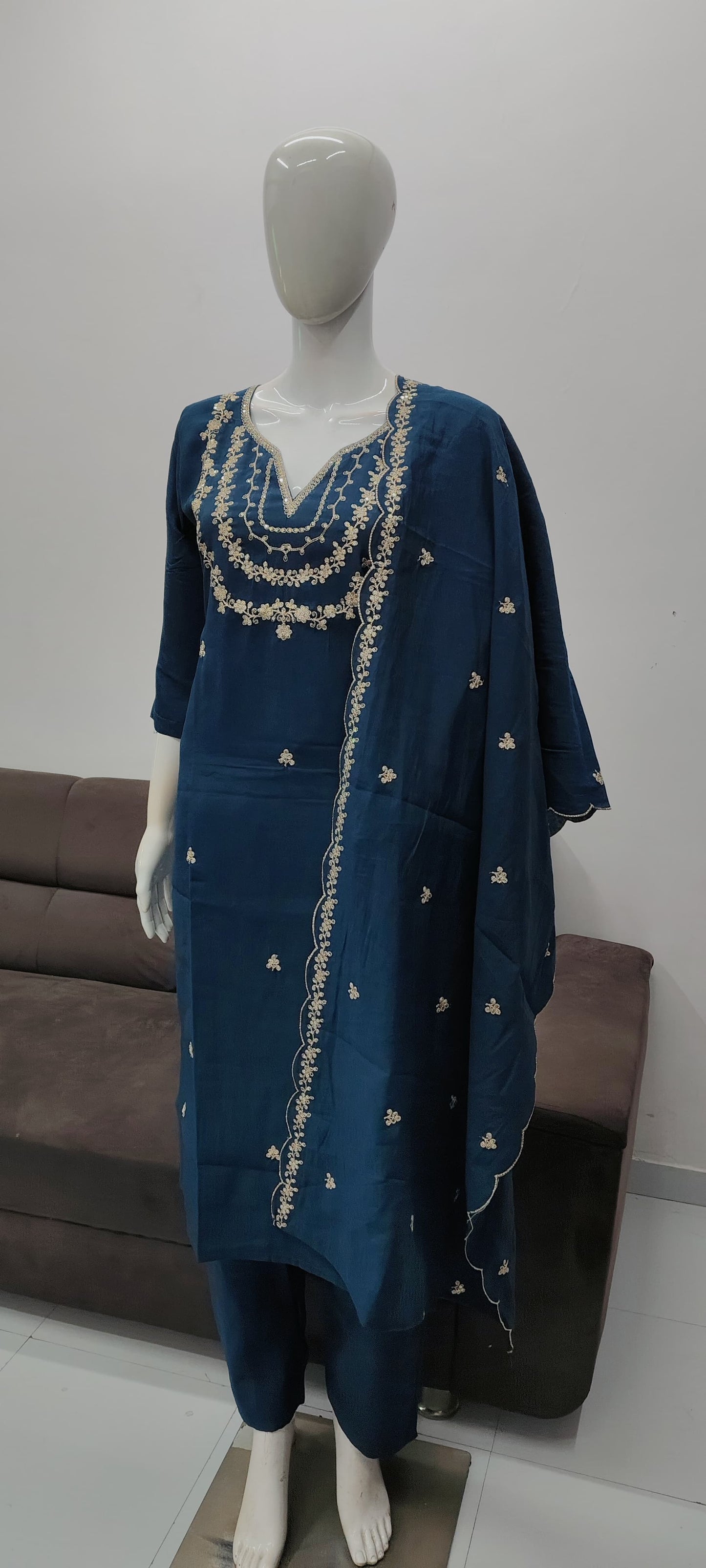 Peacock Blue Eelgent designer suits