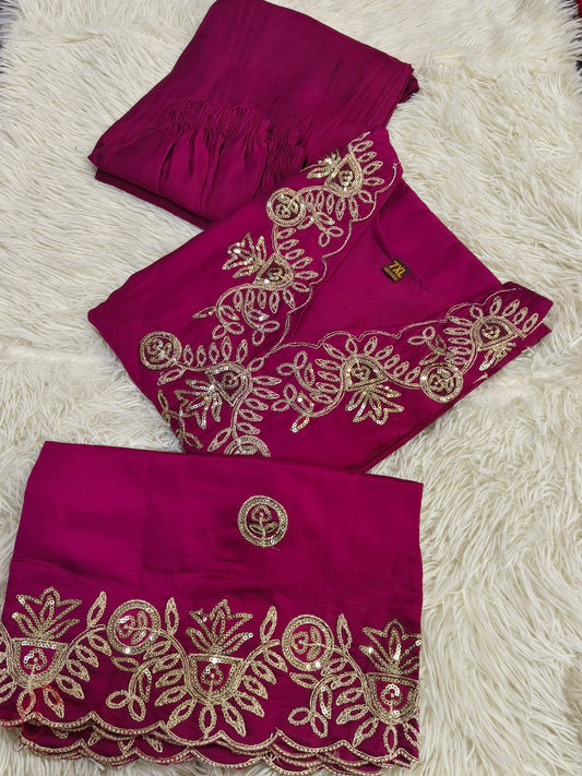 Wine designer straight cut Suit