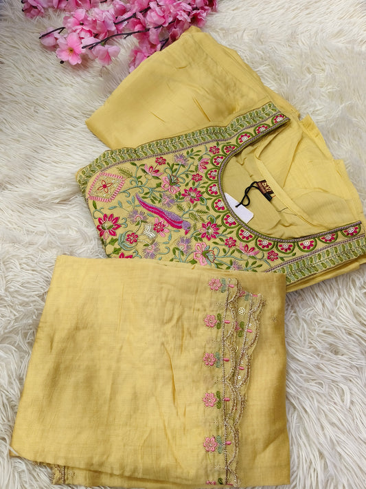 Goldish Cream designer Aline suit