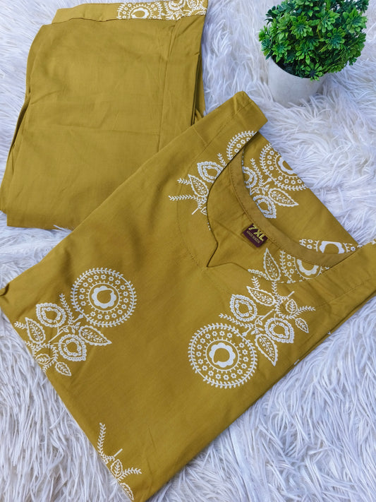 Yellow Cotton Cord sets