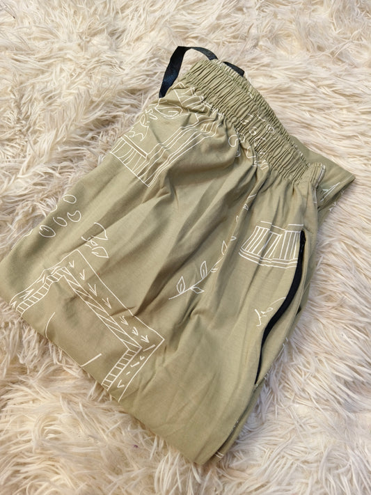 Light pista green night pant 4XL
