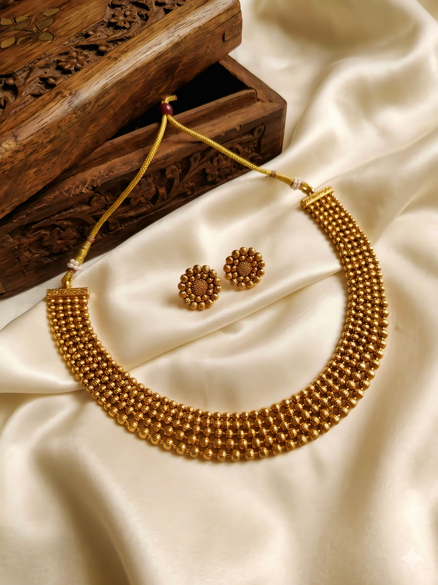 Gold plated Necklace set