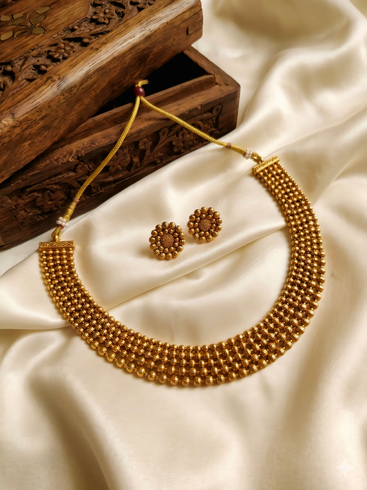 Gold plated Necklace set