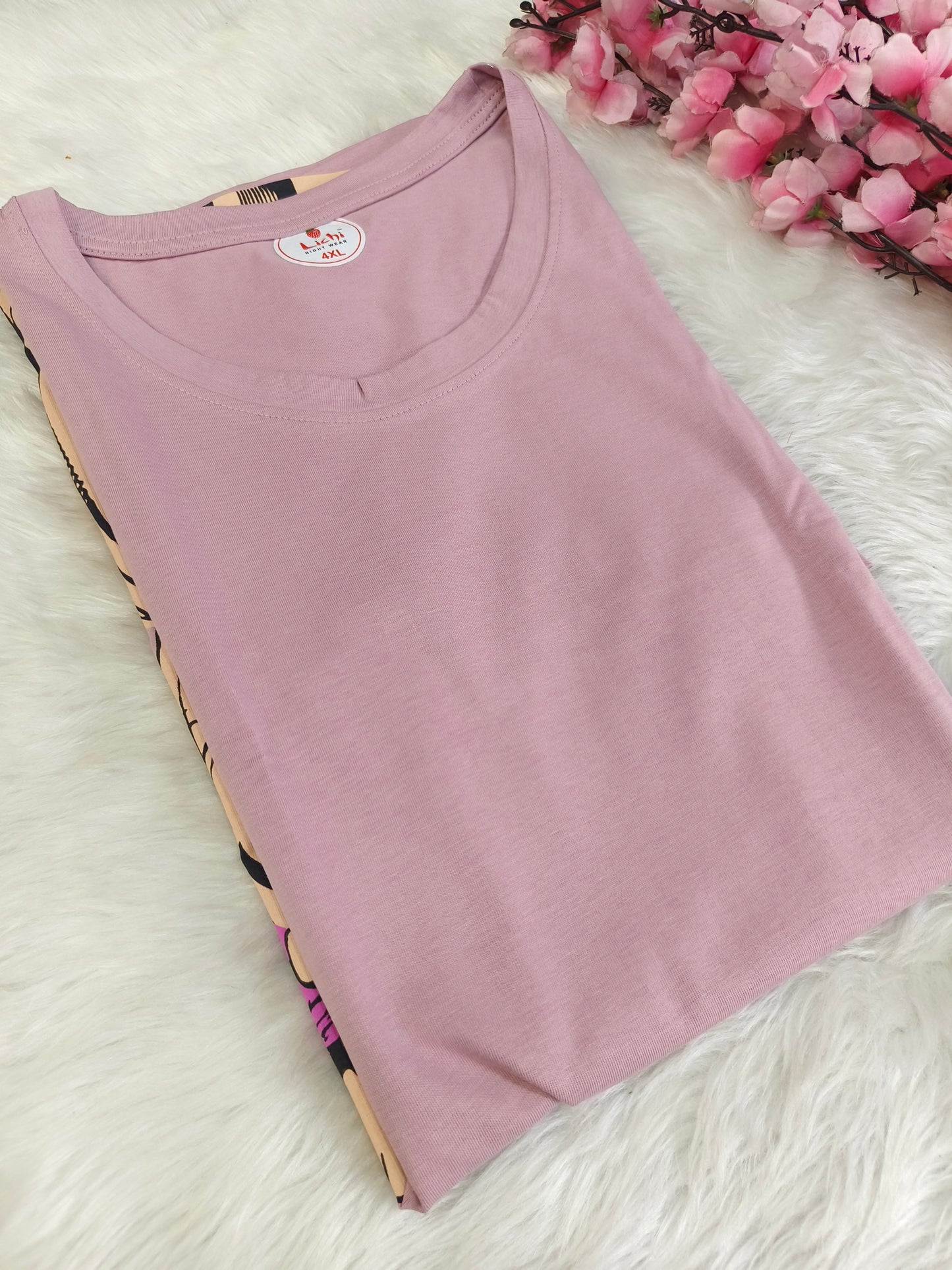 Light Pink cotton T-shirt