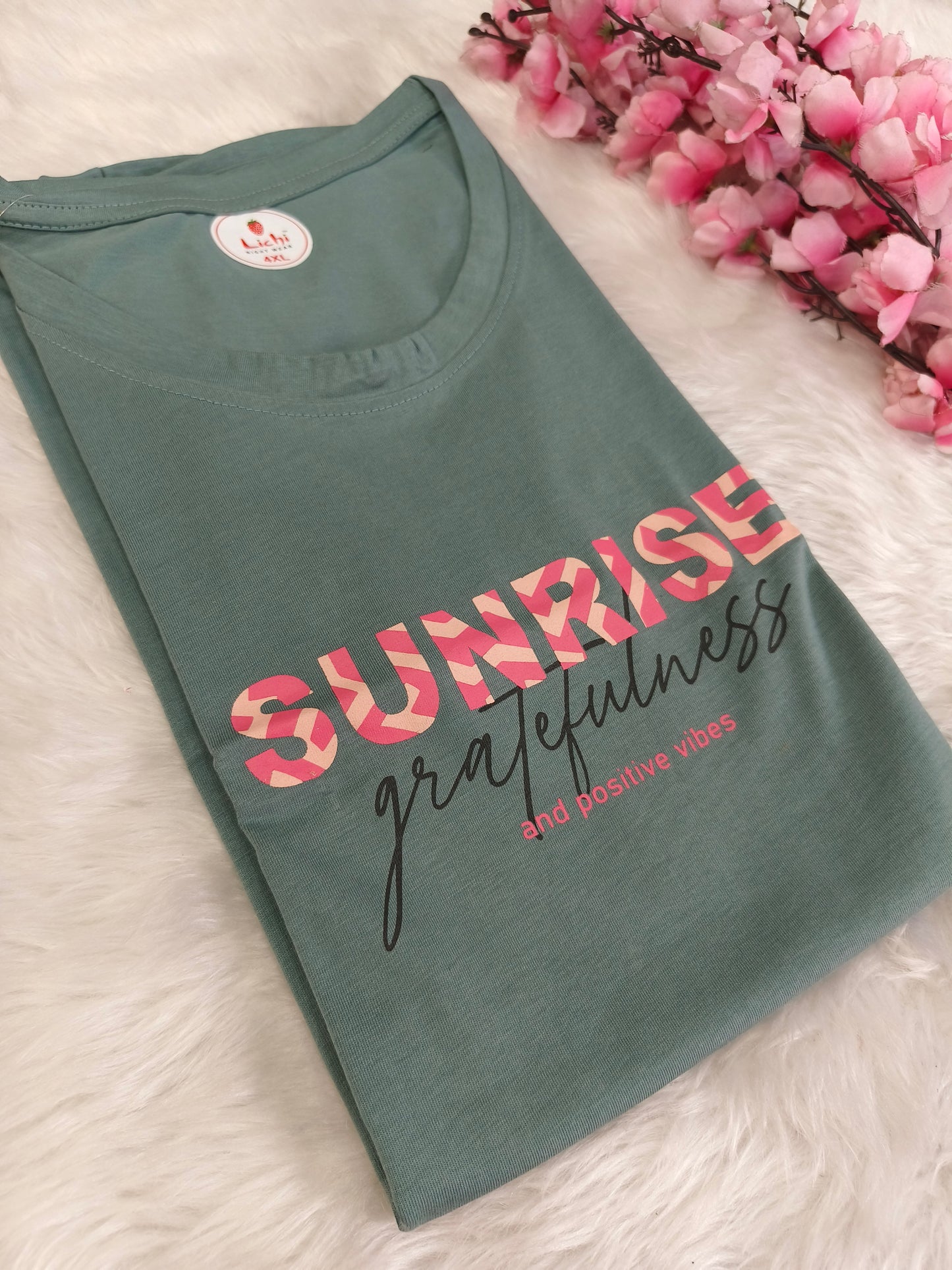 Pista Green cotton T-shirt