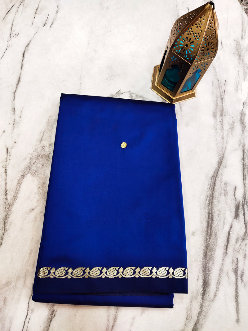 Royal blue Soft silk saree