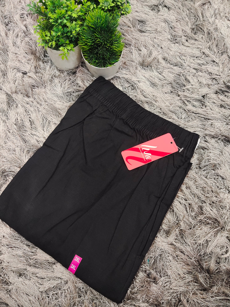 Black lycra strechable pants