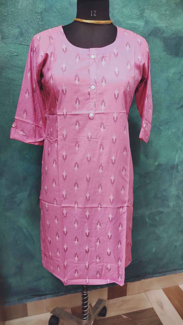 CANDY PINK Straight Cut Kurta