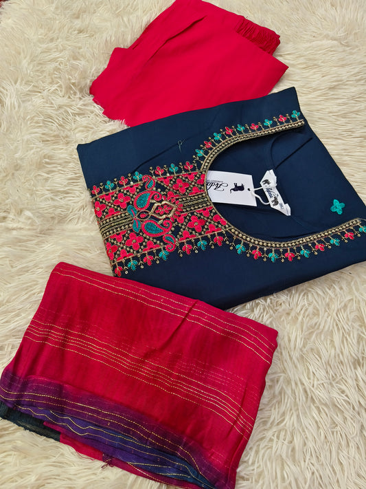 Peacock With Pink Eelgent designer suits