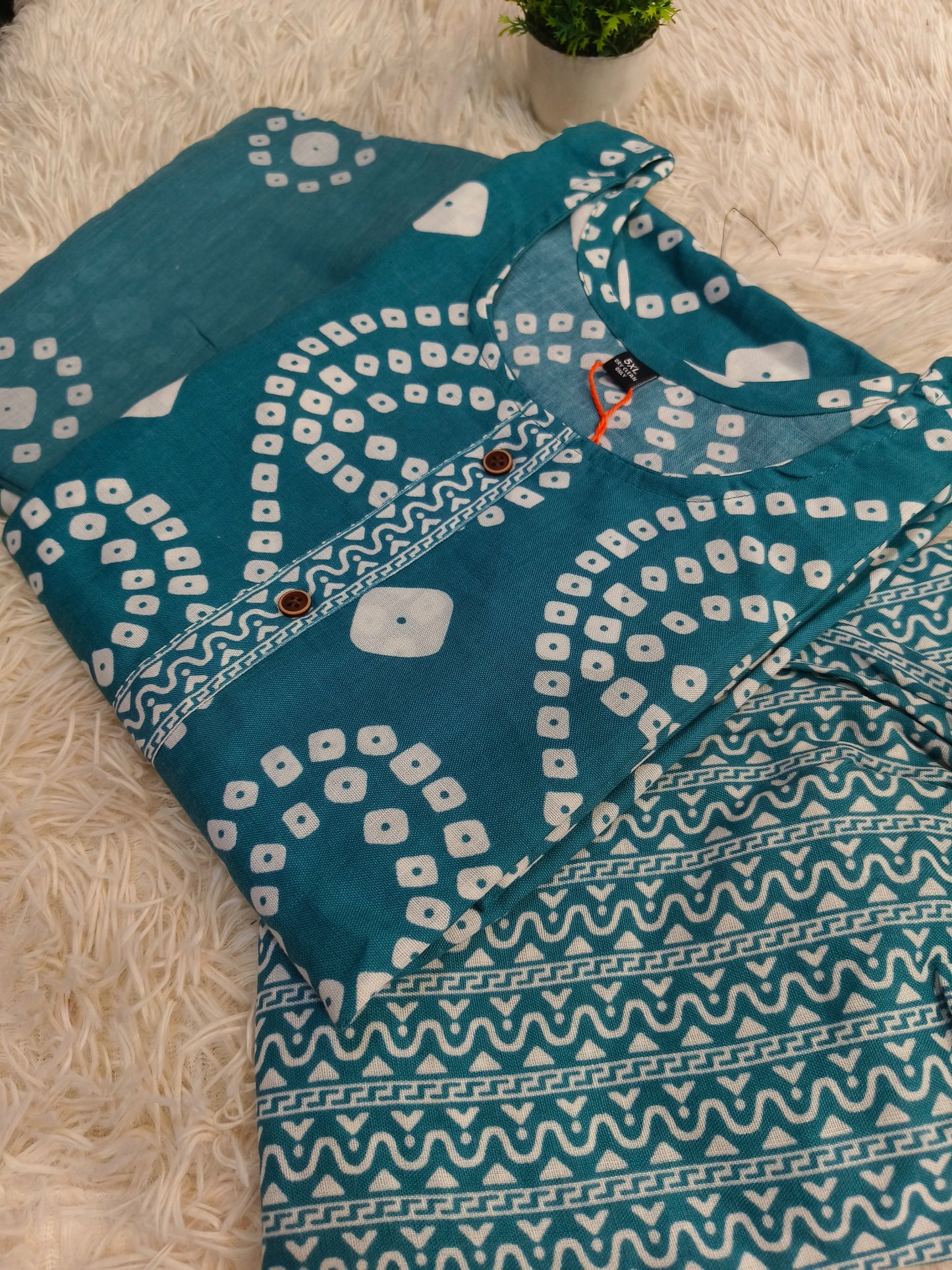 Blue Cotton sets with duppata