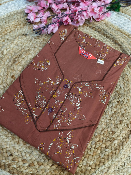 Solid colour Pure cotton Nighty