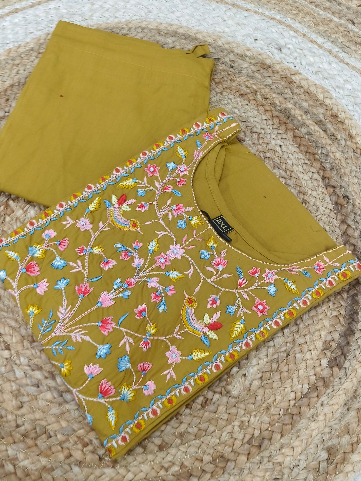 Yellow cotton cord sets