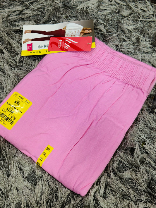 Baby Pink Lycra strechable pants