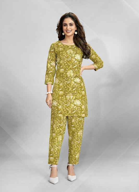 Green Cotton Cord sets