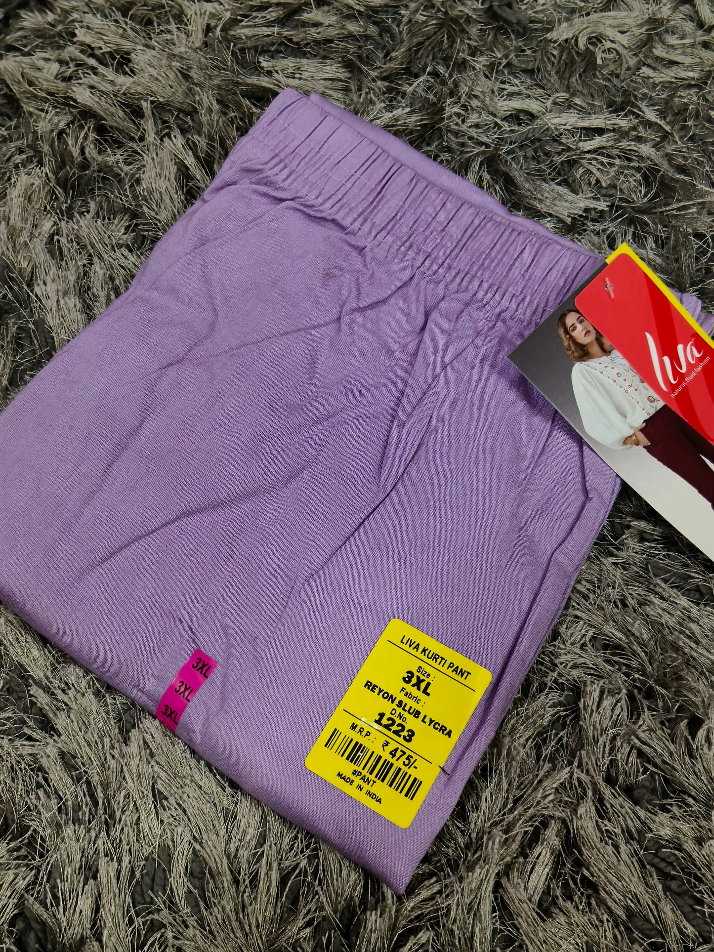 Light levender Lycra strechable pants