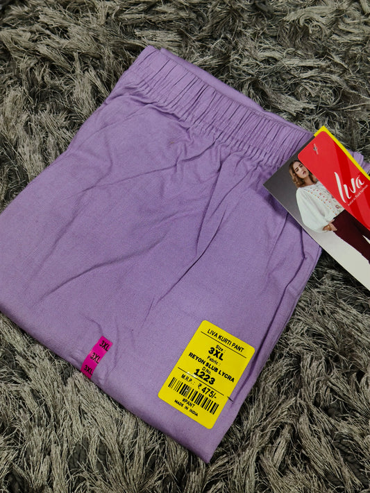 Light levender Lycra strechable pants