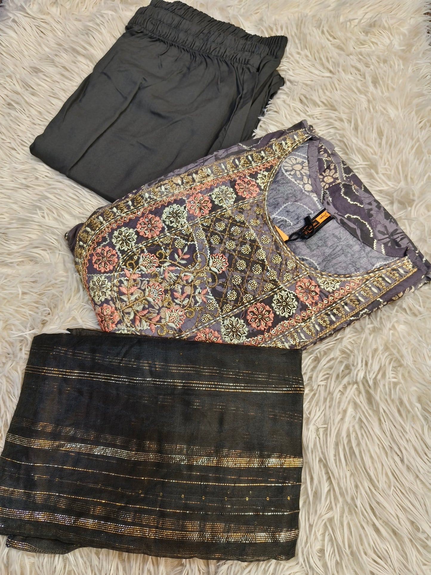 Grey Elegant Aline designer suits