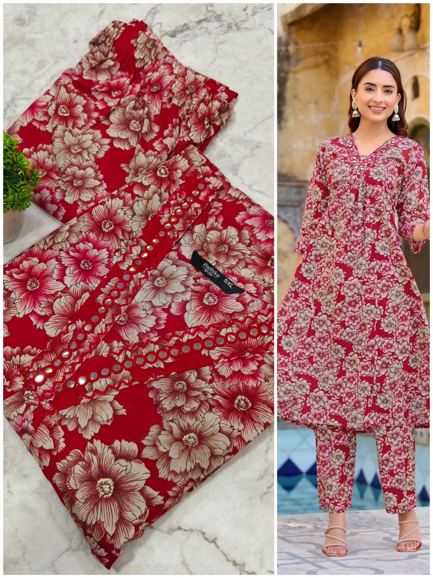 Red Cotton Cord sets