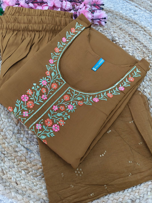 Light Brown Elegant designer suit