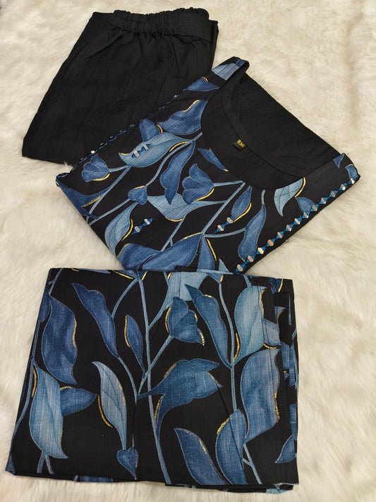 Black designer salwar suit