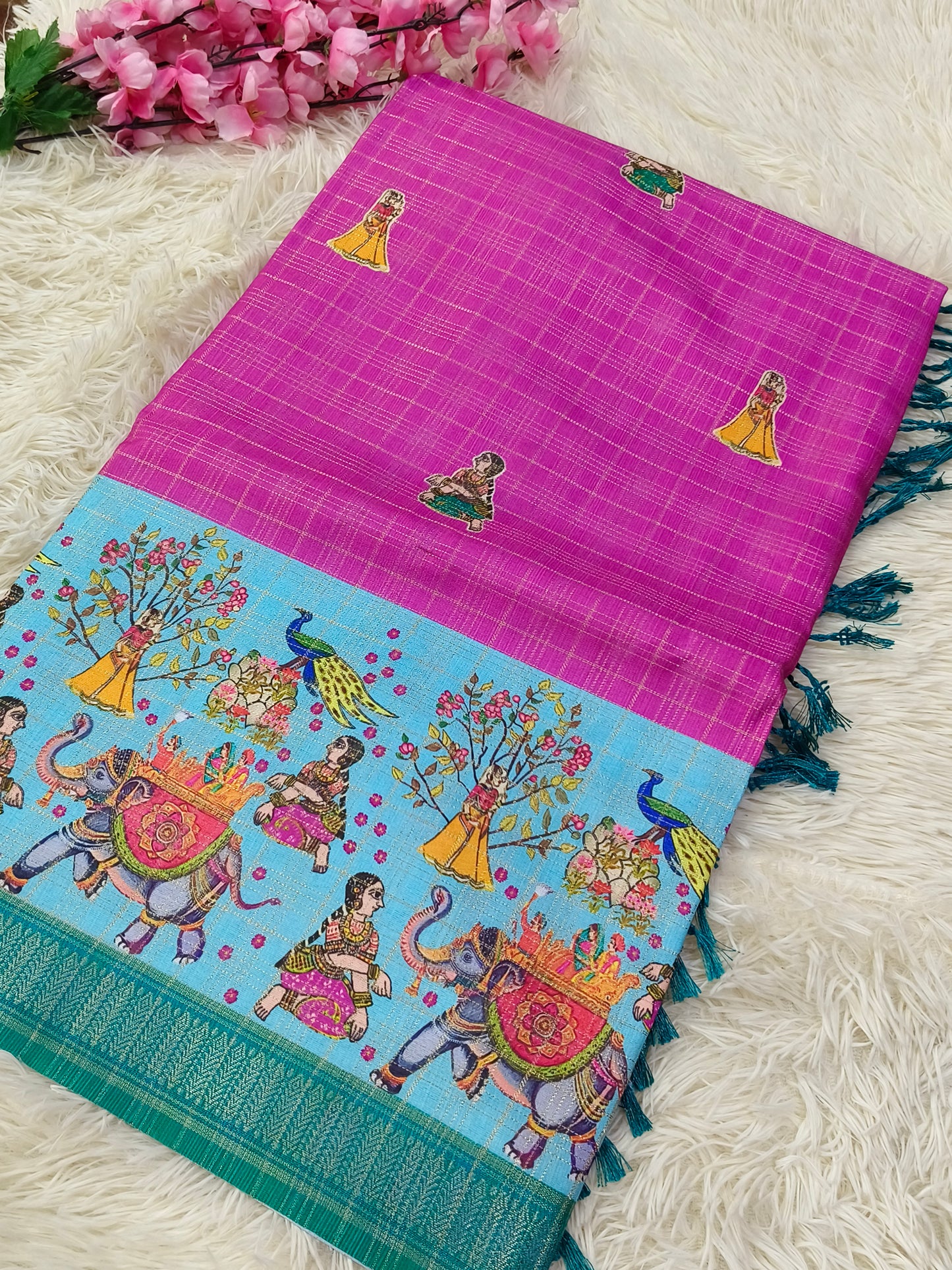 Trading Kota silk saree