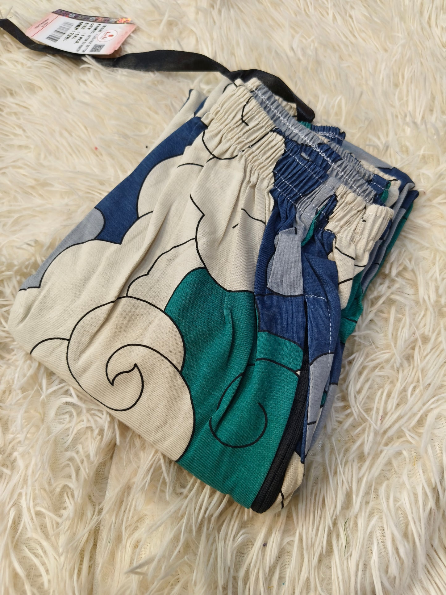 Multi colour night pant 5XL