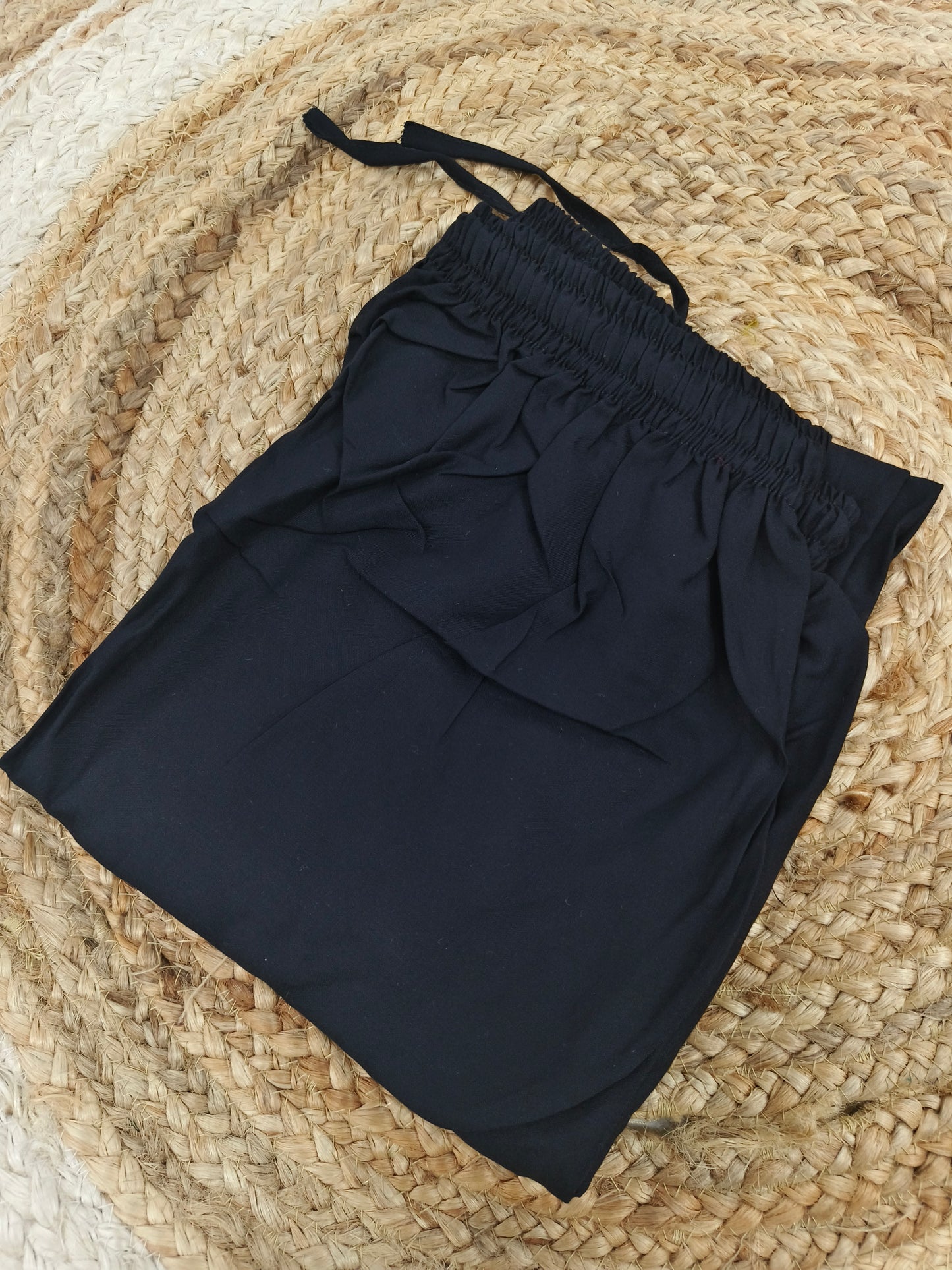 Black Rayon plazo pant