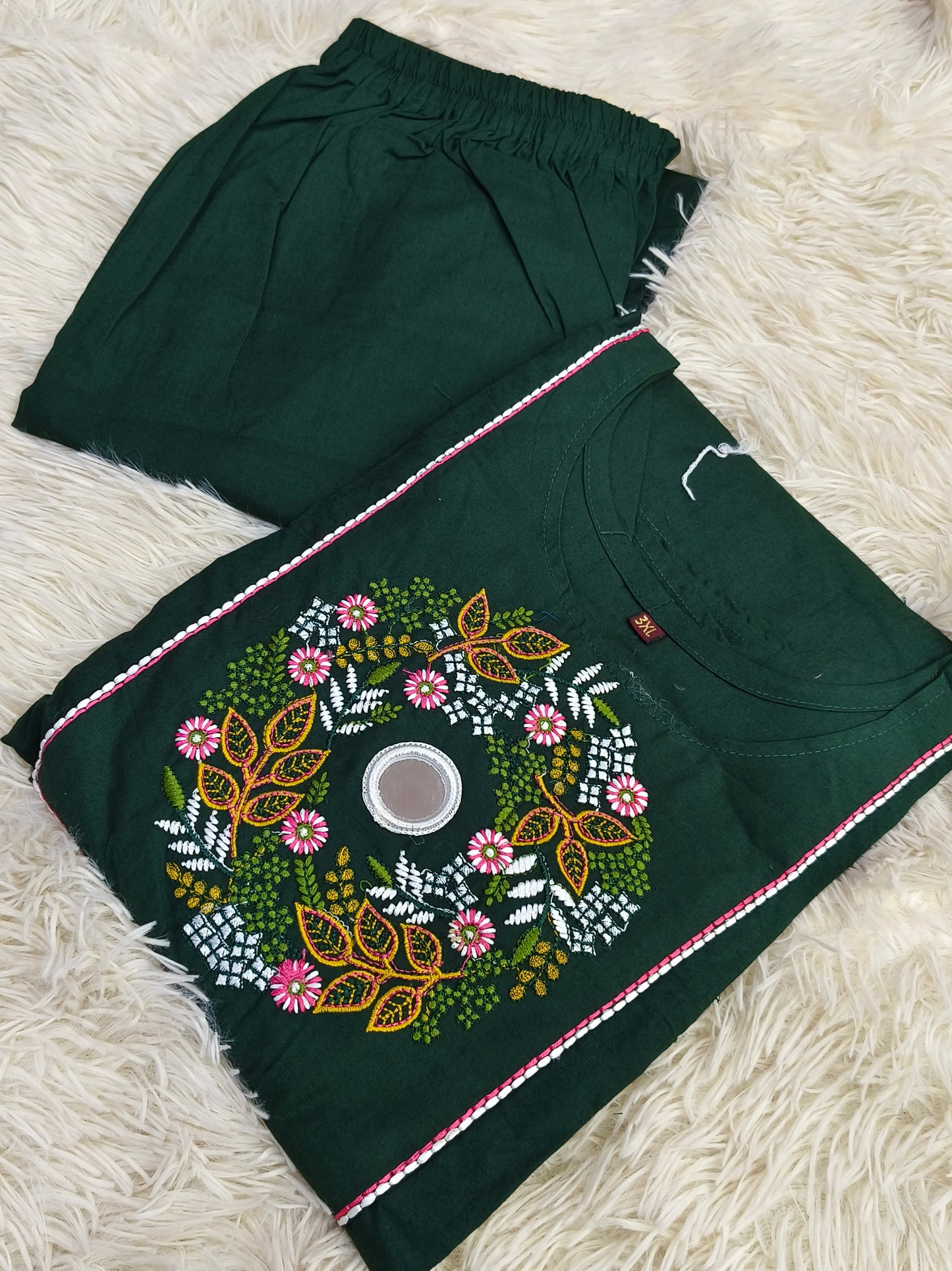 Bottle Green Elegant designer Cord Set