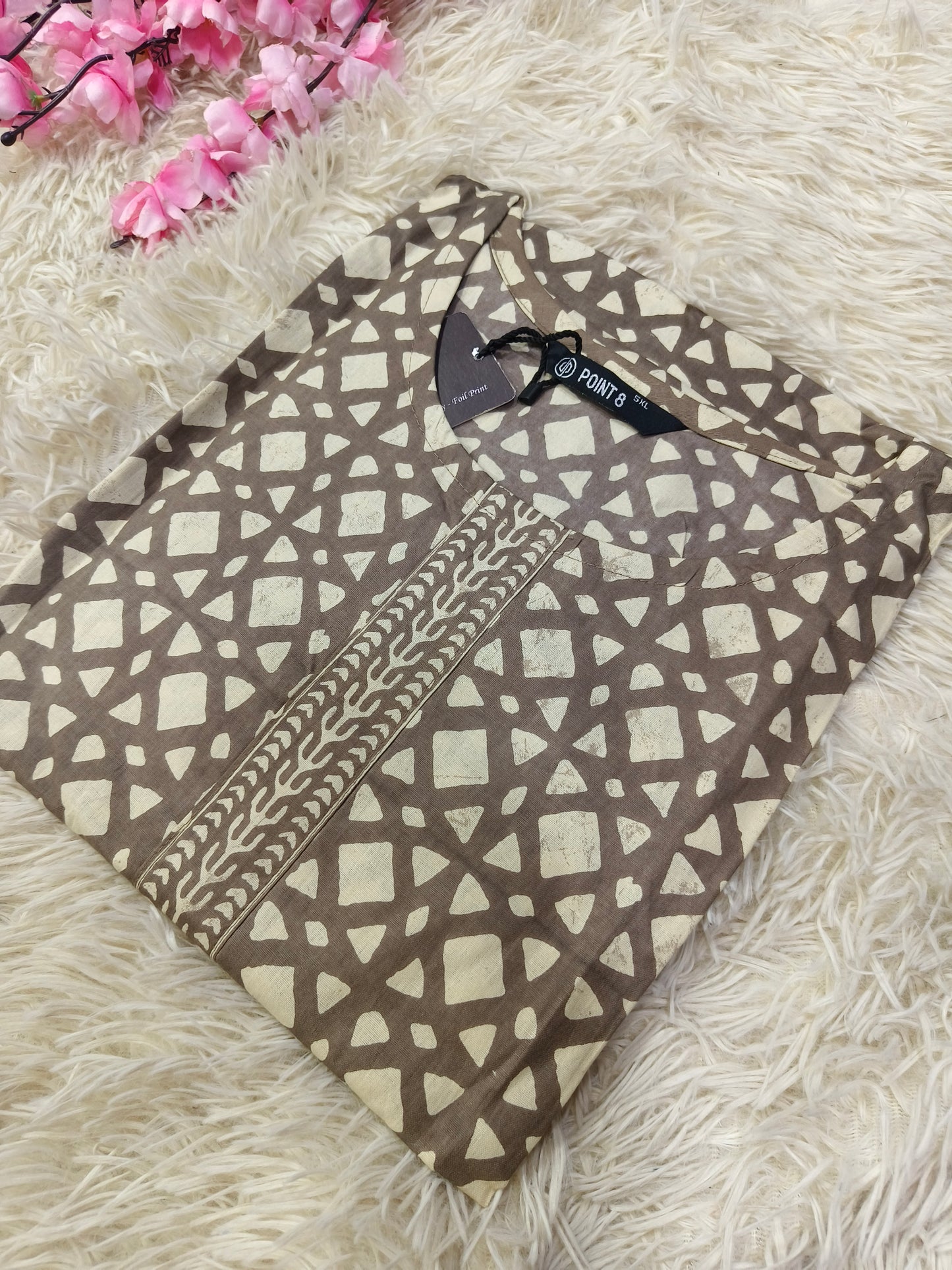 Light Grey Pure cotton Nighty