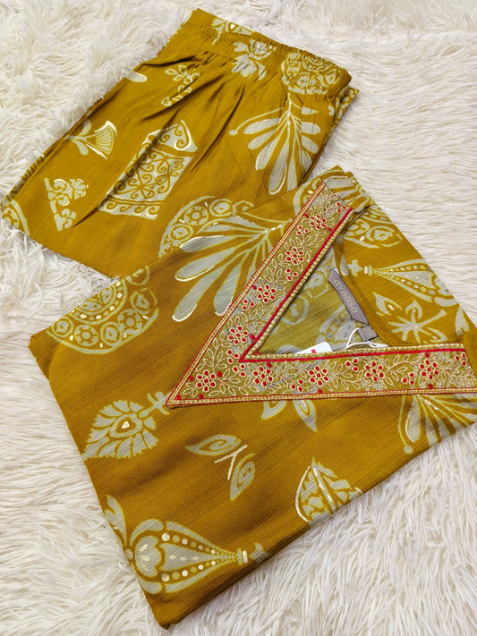 Mustard Yellow Designer cord set