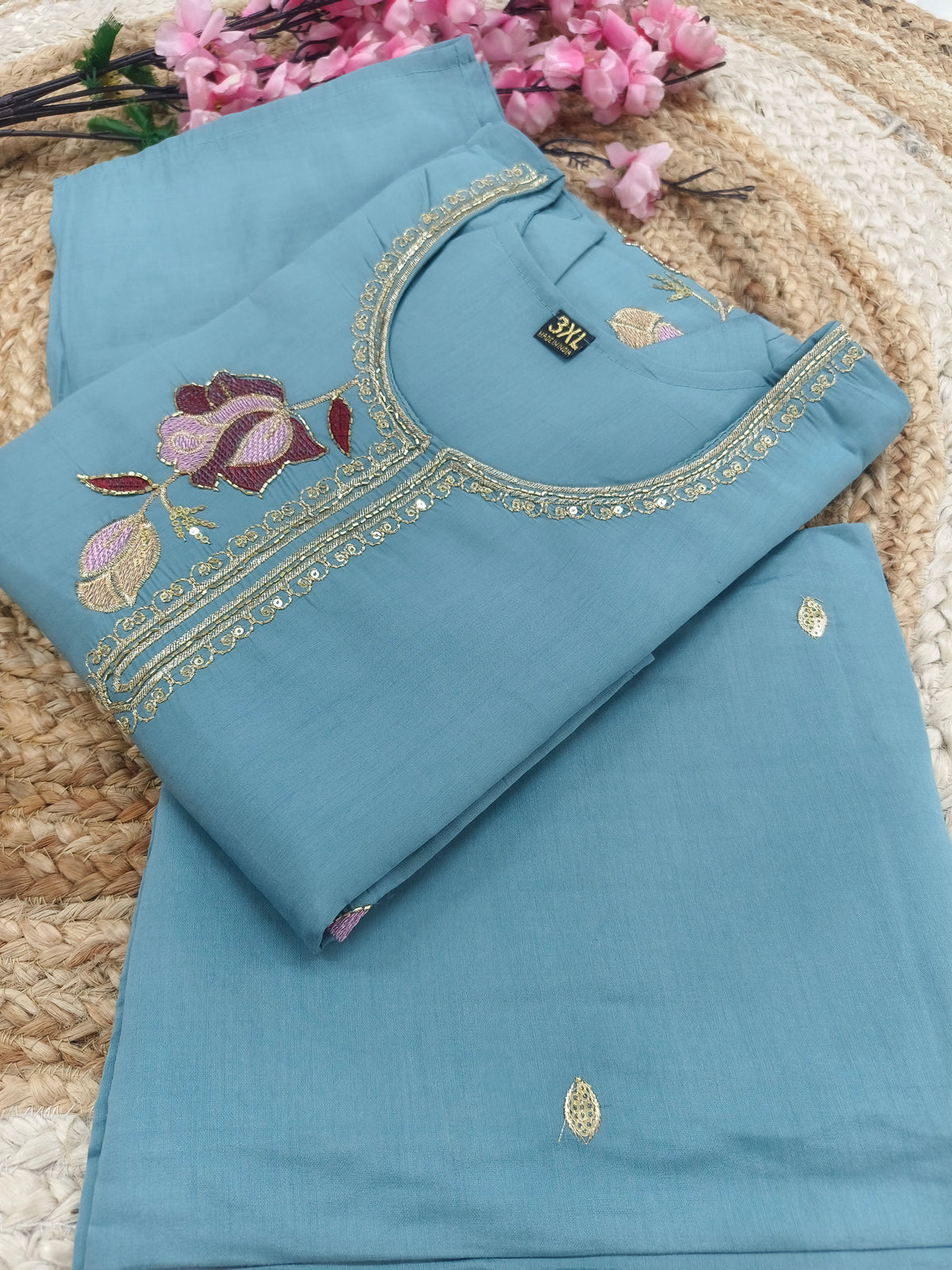 Light blue Elegant designer suit