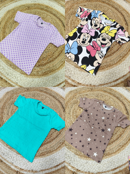 Kids Combo T shirt (4) size - M