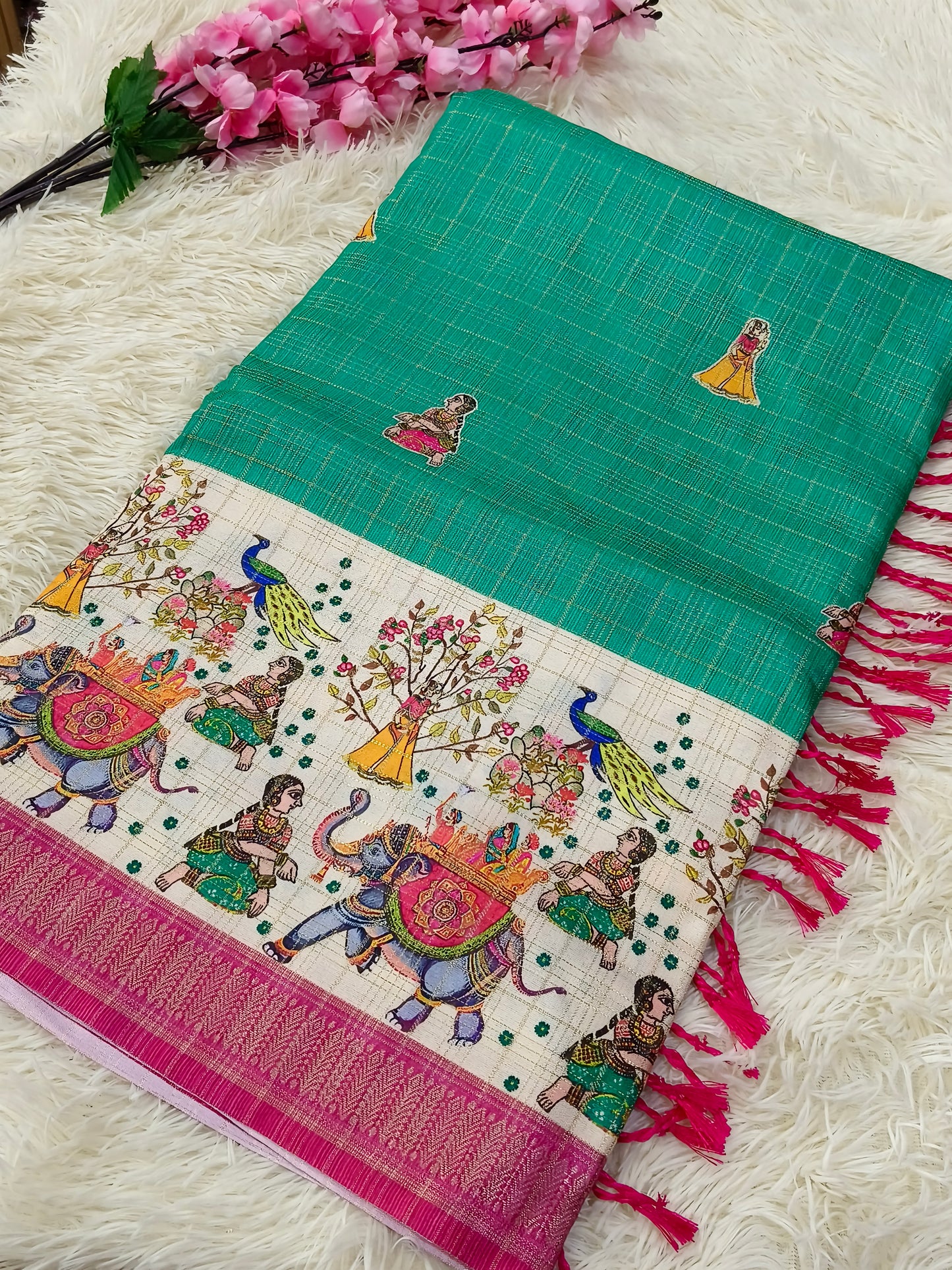 Trading Kota silk saree