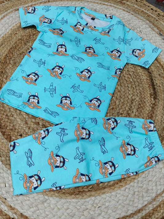 Baby Blue Kids Cord Set
