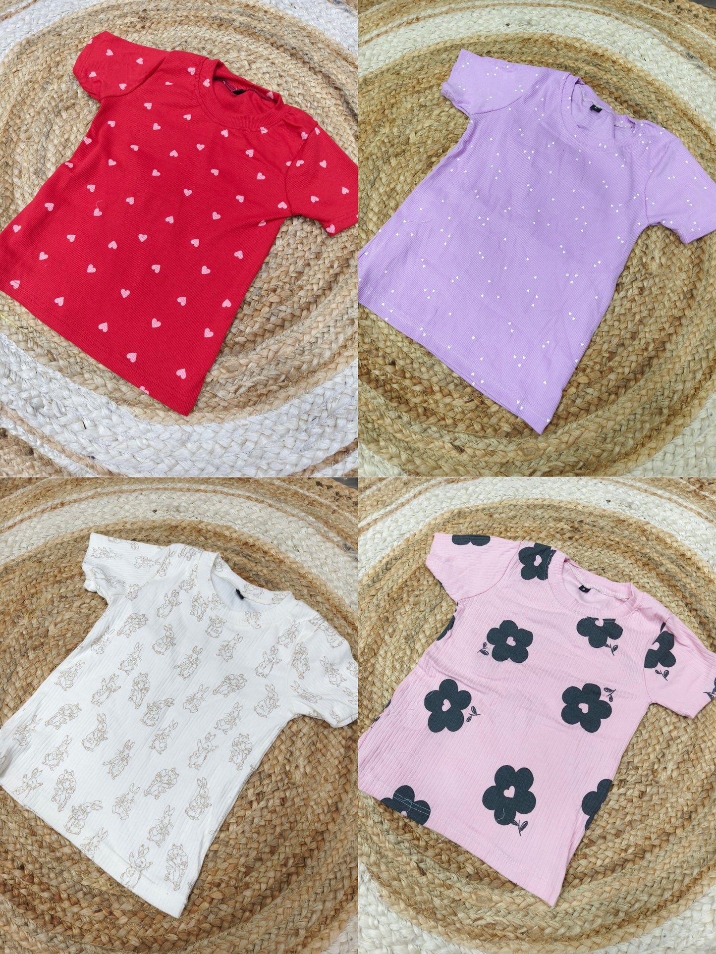 Kids Combo T shirt (4) size - S