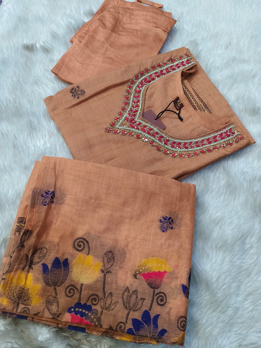 Peach designer suits